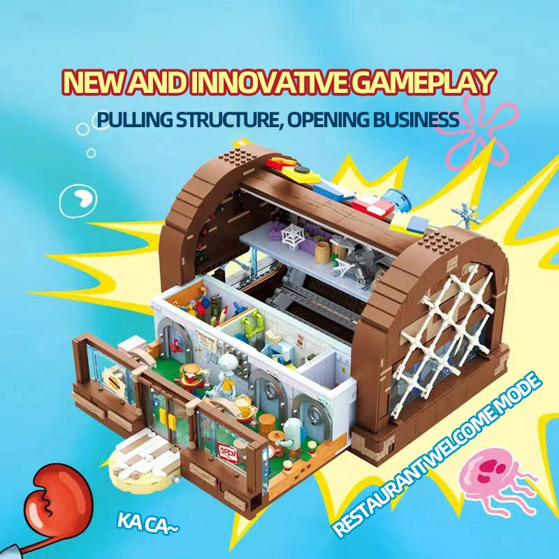 SpongeBob Krusty Krab Restaurant Building Blocks - Image 3