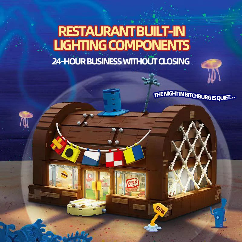 SpongeBob Krusty Krab Restaurant Building Blocks - Image 5