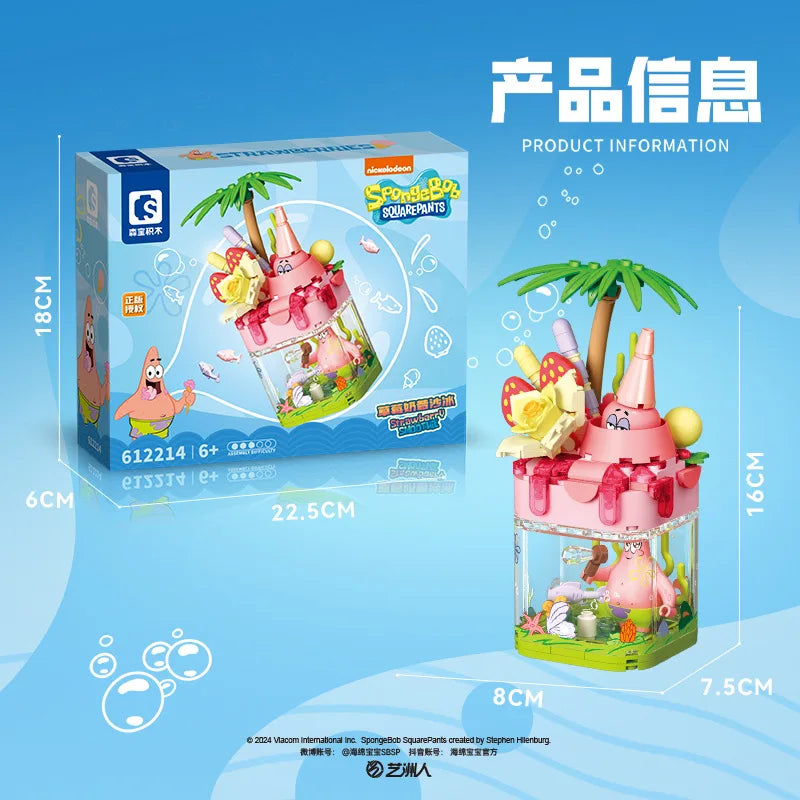 New SpongeBob SquarePants Cosy Night Light Building Blocks - Image 8