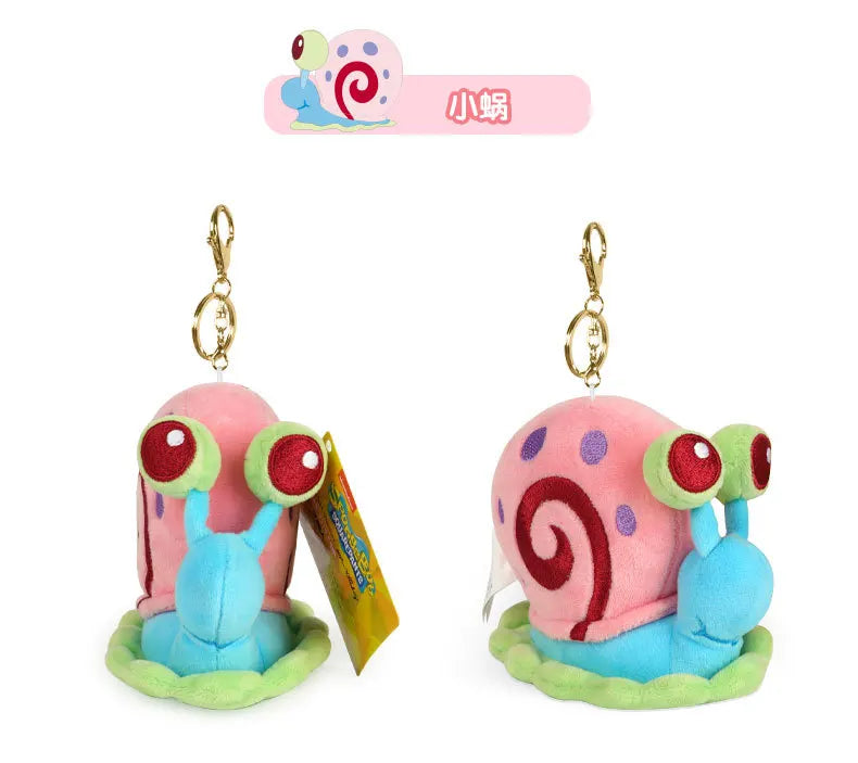 Anime SpongeBob SquarePants Plush Toy Pendant Keychain - Image 5