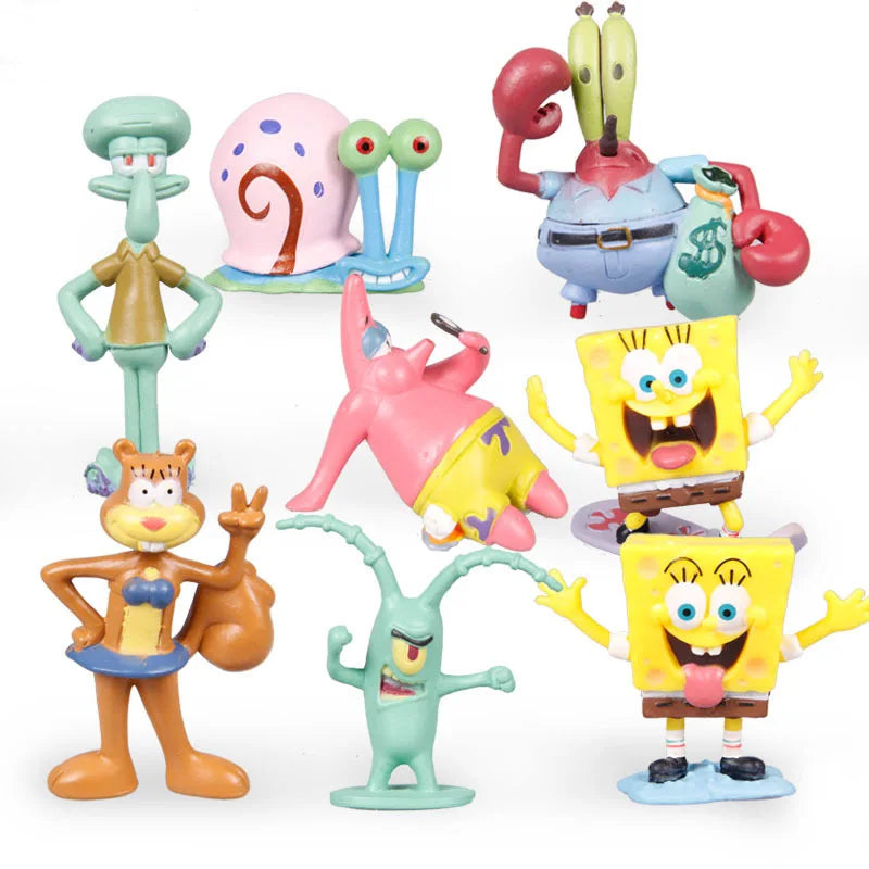 8pcs/set SpongeBob SquarePants - Image 4