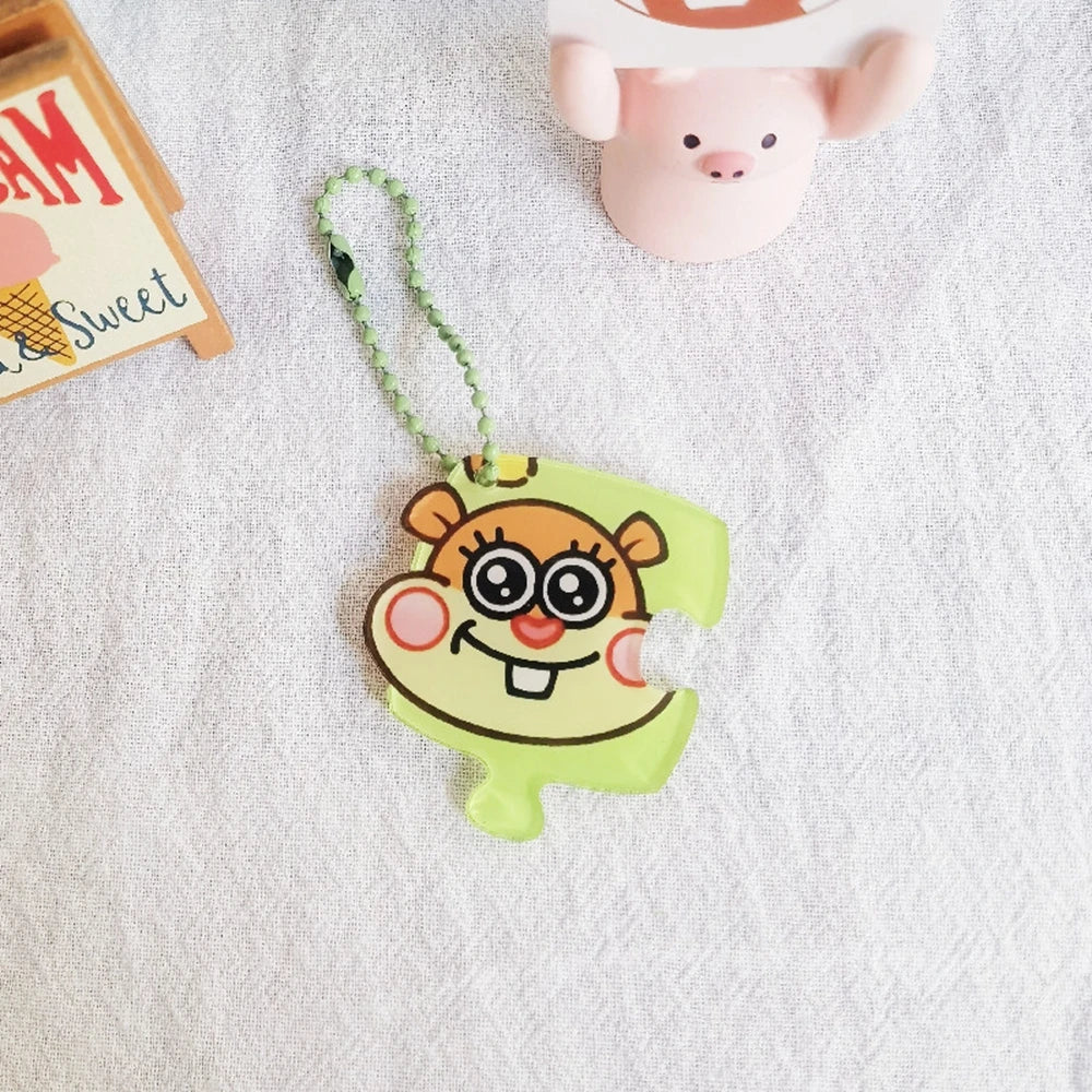 Cartoon SpongeBob Figures Keychain - Image 6
