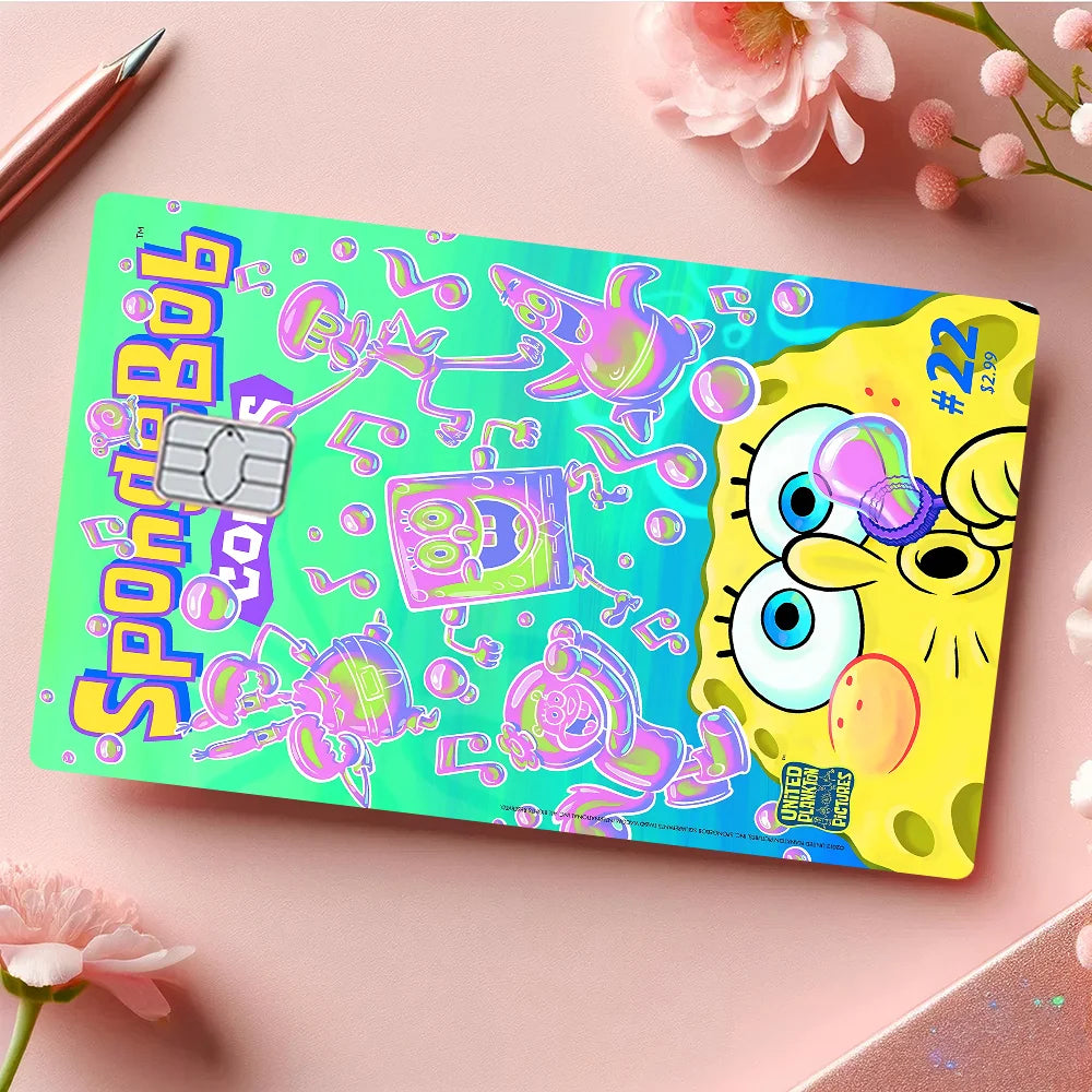 Cute SpongeBob Cartoon Game Film Cover Sticker - Image 5