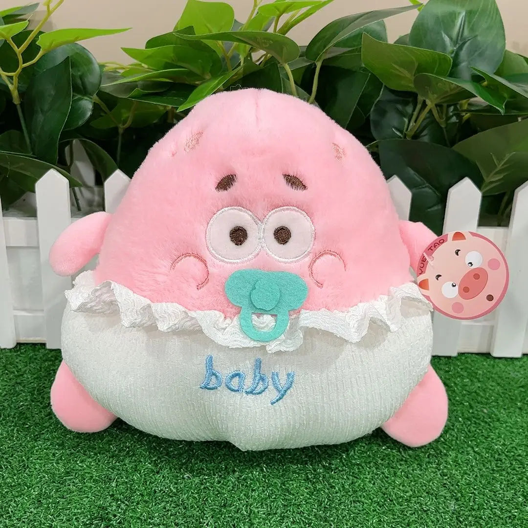 Cartoon SpongeBob & Patrick Star Plush Toy Keychain - Image 3