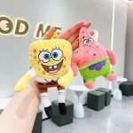 SpongeBob & Patrick Star Plush Keychain