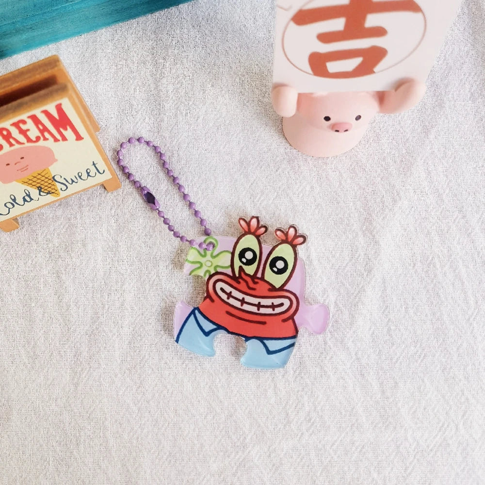 Cartoon SpongeBob Figures Keychain - Image 9