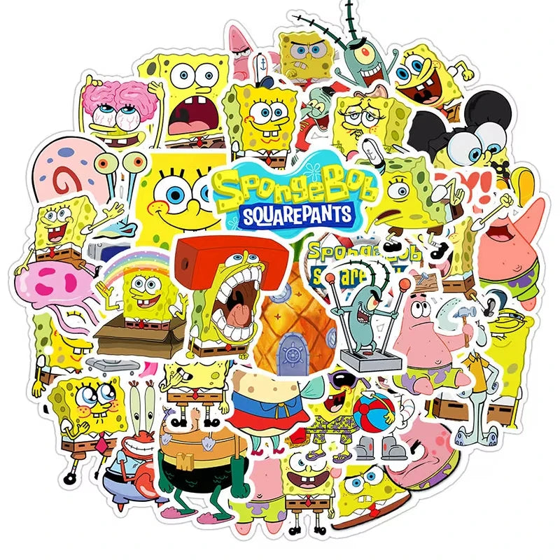 Anime SpongeBob Stickers