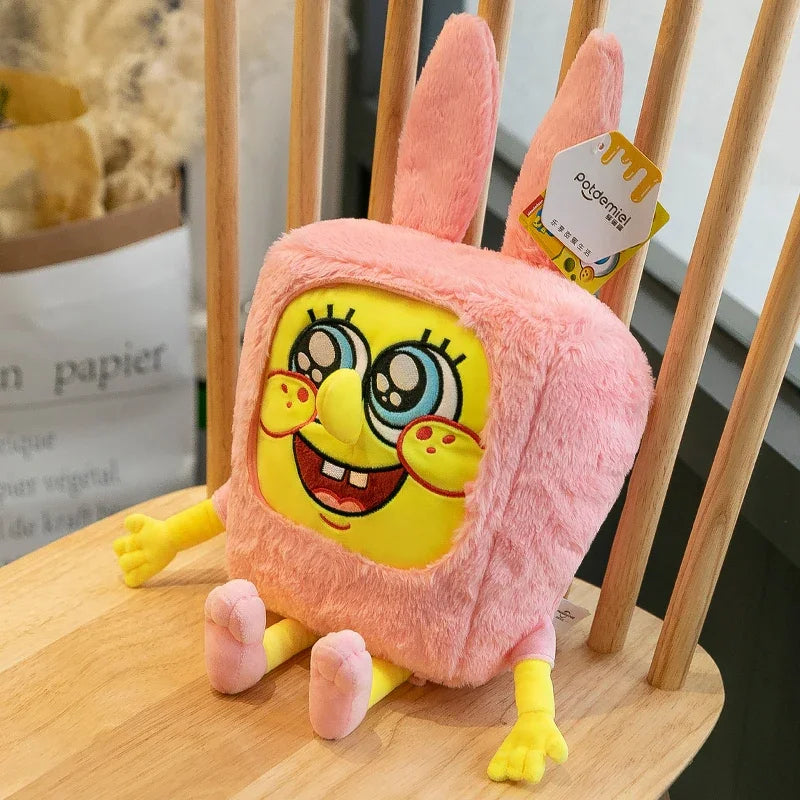 Anime SpongeBob & Patrick Star Pink Kawaii Plush Toys - Image 11