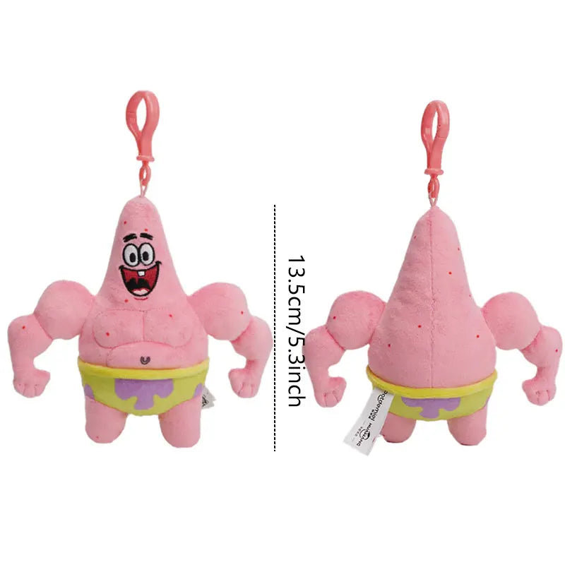 Anime SpongeBob SquarePants Plush Keychain Set - Image 6