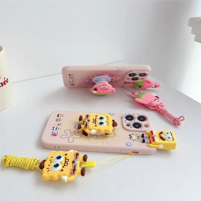 Samsung Galaxy Silicone Soft Case with Holder Rope - Image 3