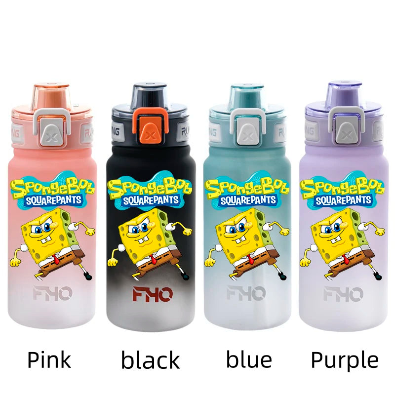 750ml SpongeBob Patrick Star Fitness Sports Water Bottle - Image 8