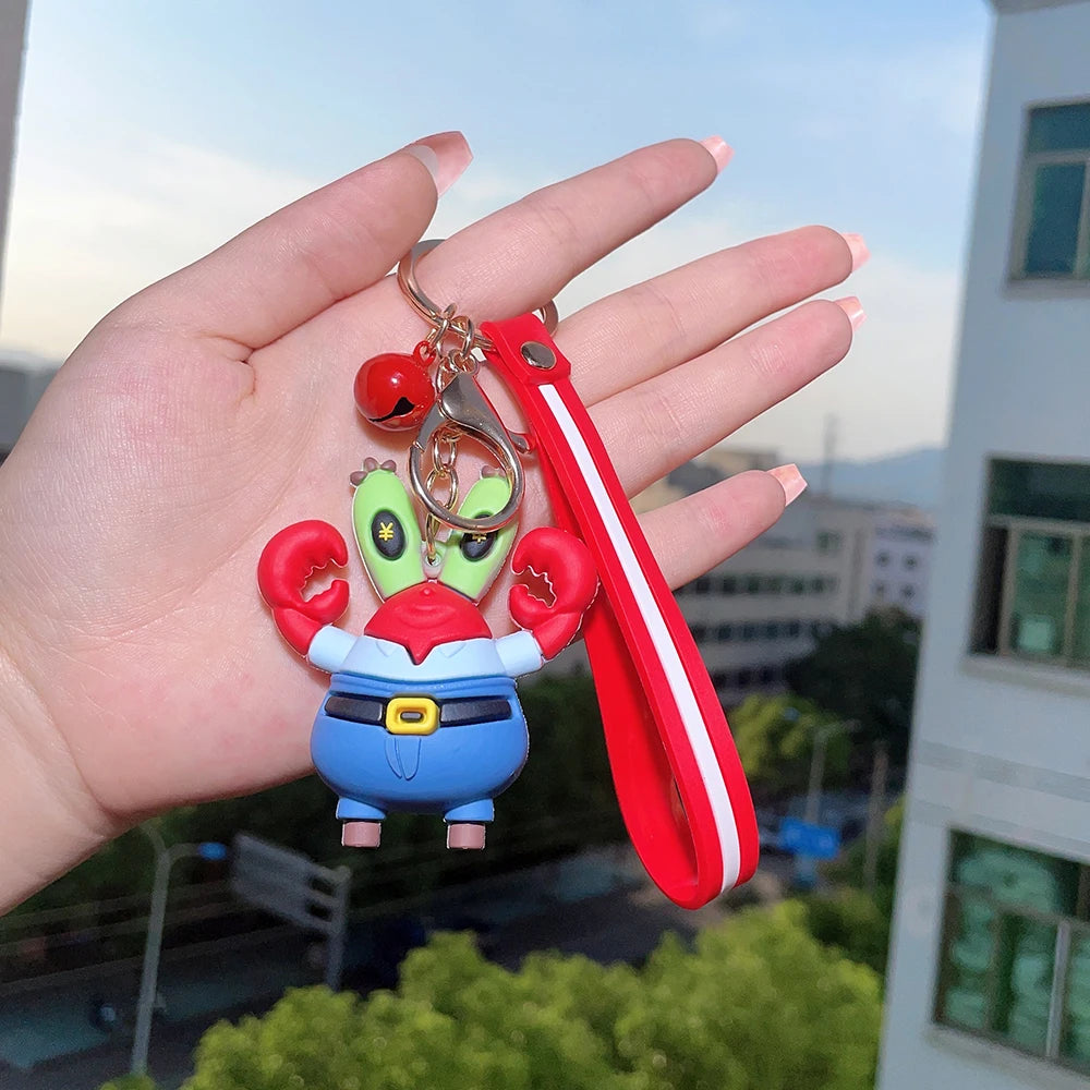Kawaii SpongeBob, Patrick Star & Squidward PVC Keychain - Image 10