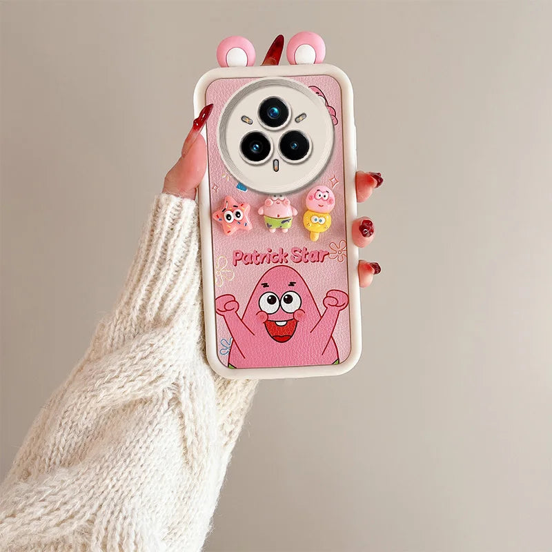 SpongeBob 3D Doll Pendant Phone Case with Rope Strap - Image 5