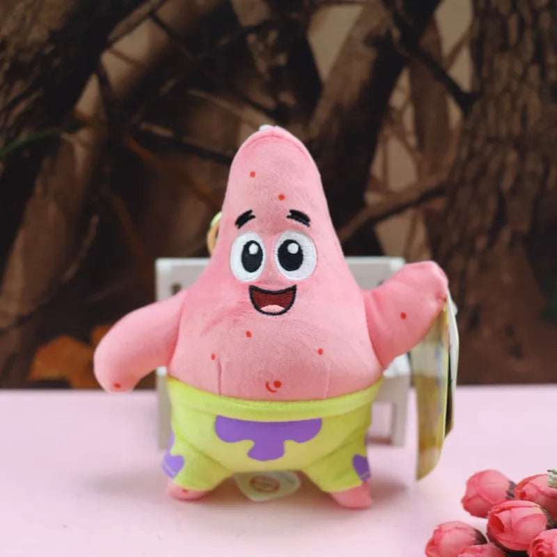 Anime SpongeBob SquarePants Plush Keychain Set - Image 8