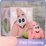 7cm Patrick Star Anime Figure Mobile Phone Holder