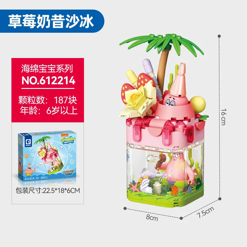 New SpongeBob SquarePants Cosy Night Light Building Blocks - Image 3