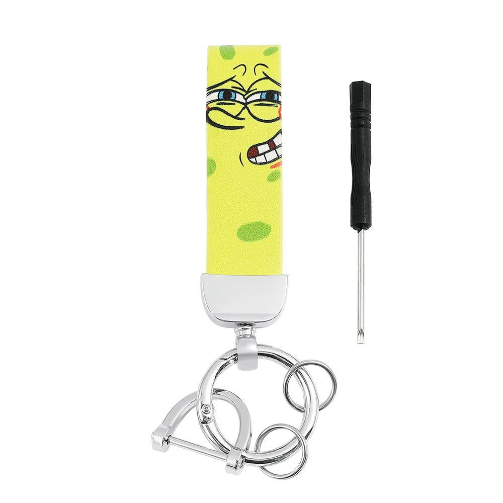 Cartoon SquarePants Leather Keychain - Image 9