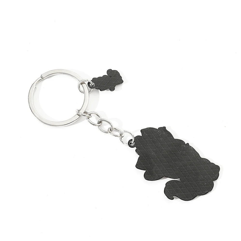 Disney Anime Figure Marie Cat Keychain - Image 3