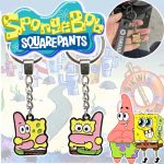 SpongeBob Patrick Star Couple Keychain