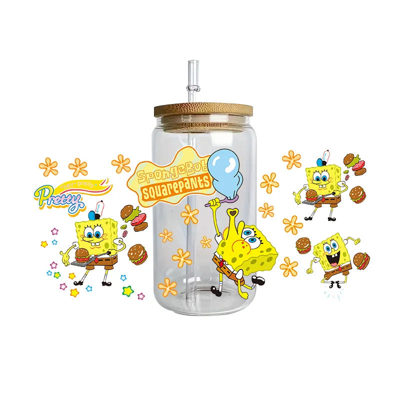 Miniso SpongeBob UV DTF 3D Crystal Stickers - Image 17