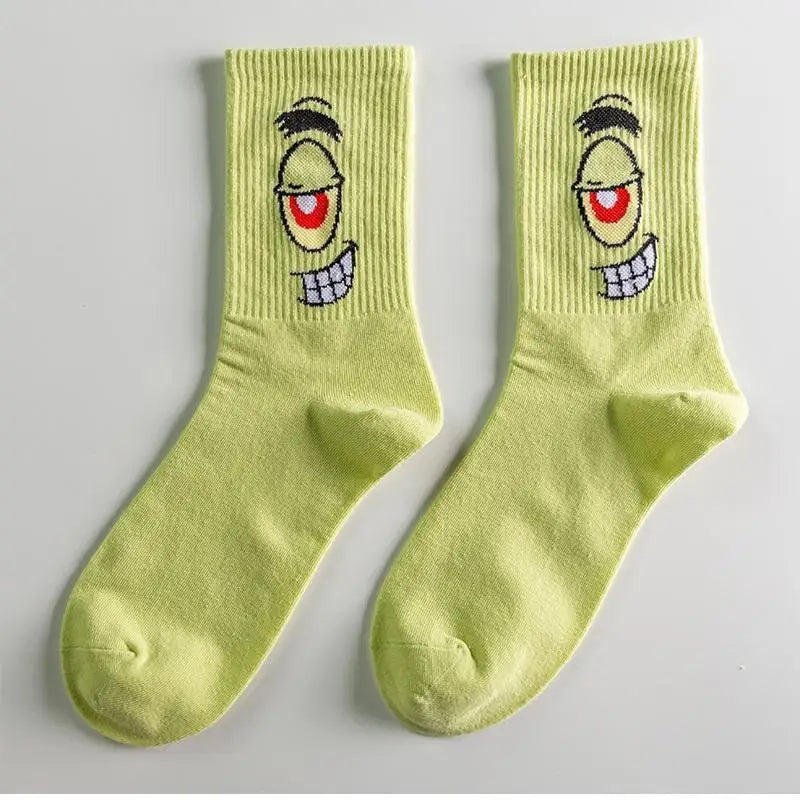 SpongeBob Cartoon Long Tube Socks - Image 5
