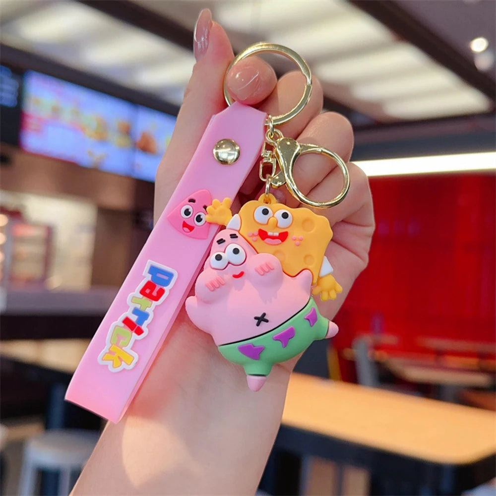 Cartoon SpongeBob Figures Keychain - Image 11