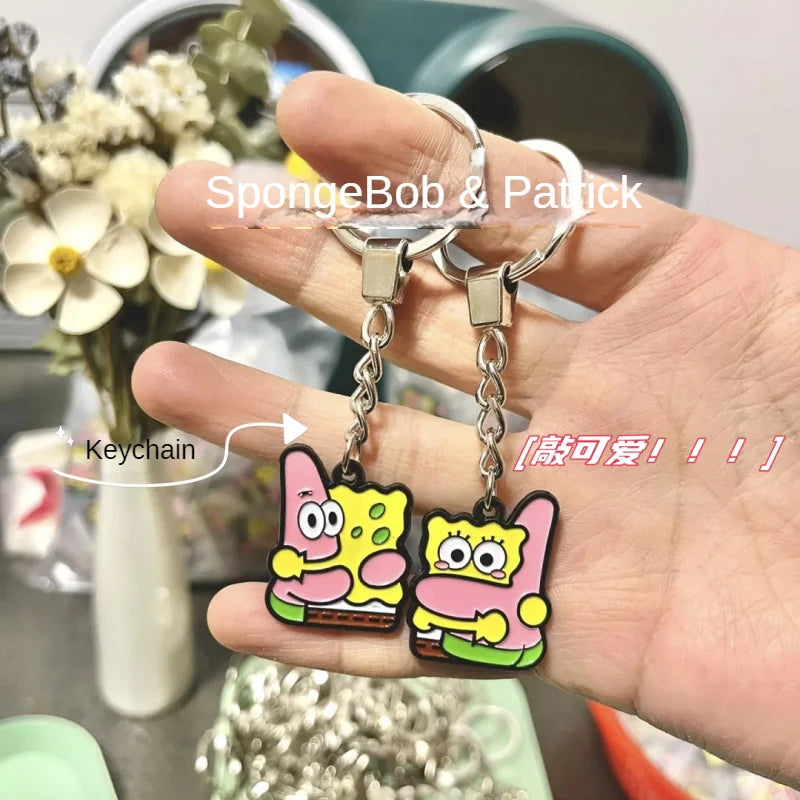 SpongeBob Patrick Star Couple Keychain - Image 2