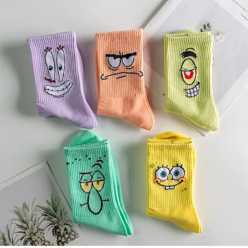 SpongeBob Cartoon Long Tube Socks - Image 2