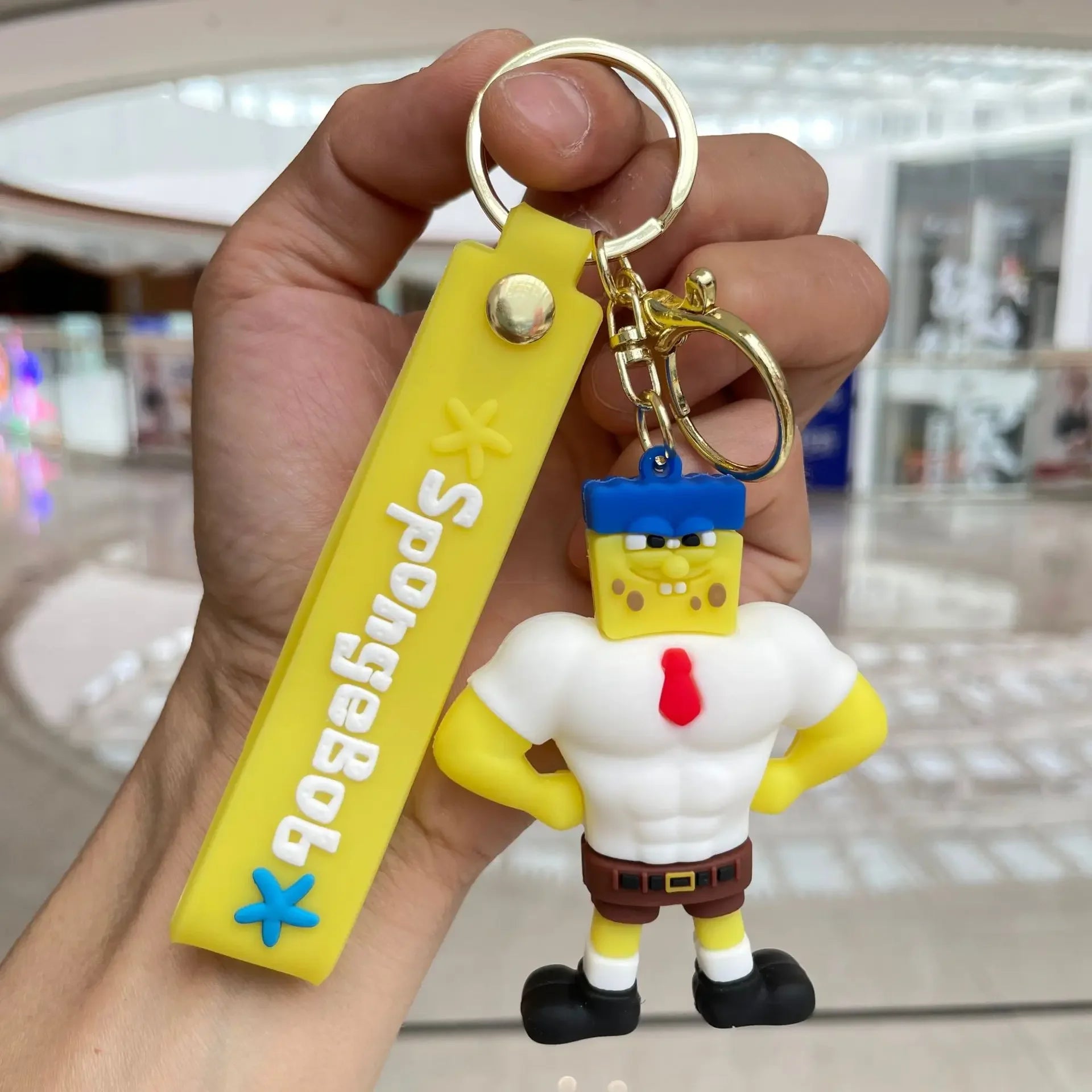 SpongeBob & Friends Funny Muscle Dolls Keychains - Image 7