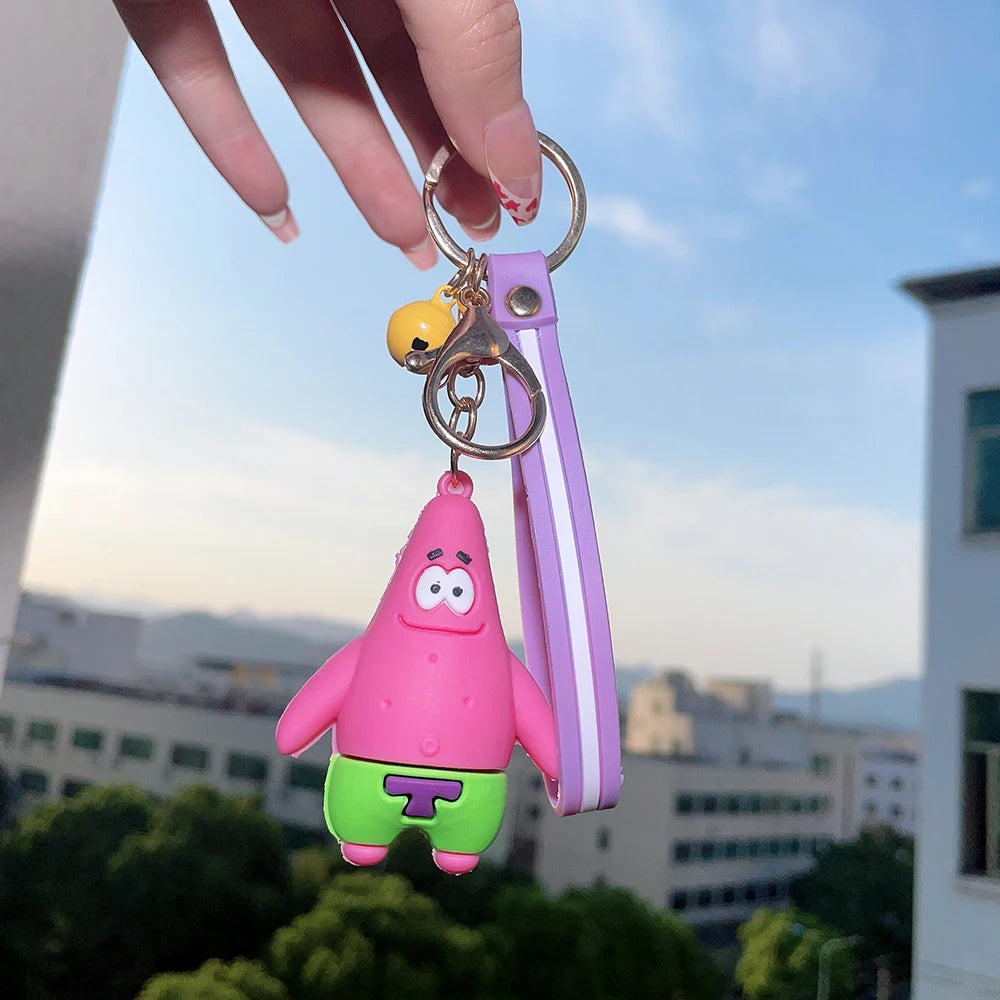 Kawaii SpongeBob, Patrick Star & Squidward PVC Keychain - Image 8