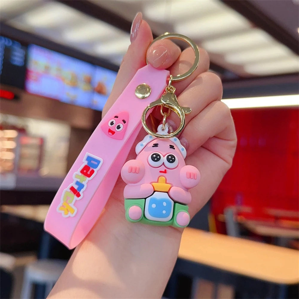 Cartoon SpongeBob Figures Keychain - Image 12