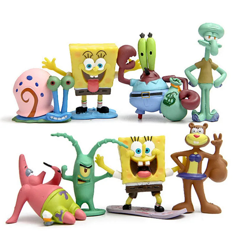 8pcs/set SpongeBob SquarePants - Image 3