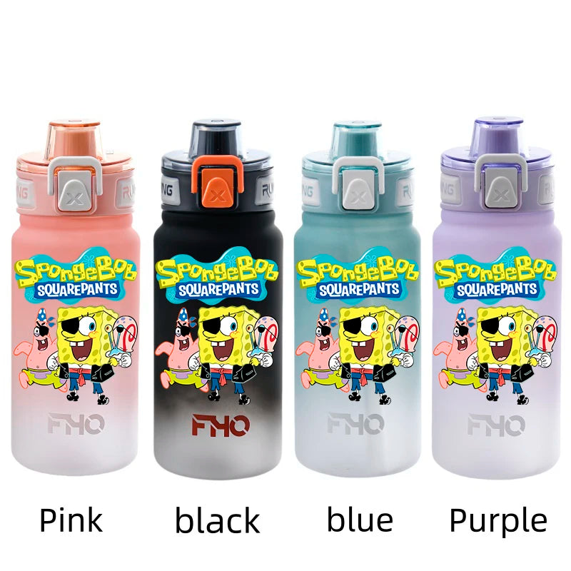 750ml SpongeBob Patrick Star Fitness Sports Water Bottle - Image 15