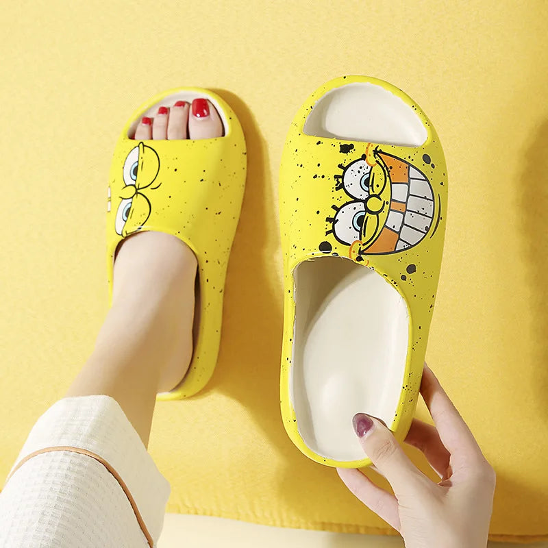 SpongeBob Cartoon Slippers – Cute Cosplay Summer Soft - Image 6