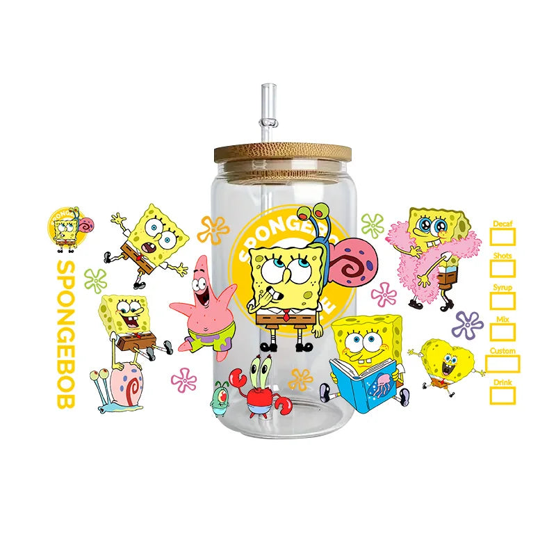 Miniso SpongeBob UV DTF 3D Crystal Stickers - Image 13