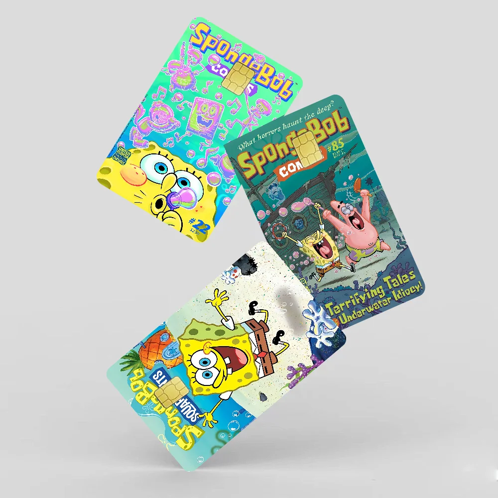 Cute SpongeBob Cartoon Game Film Cover Sticker - Image 3
