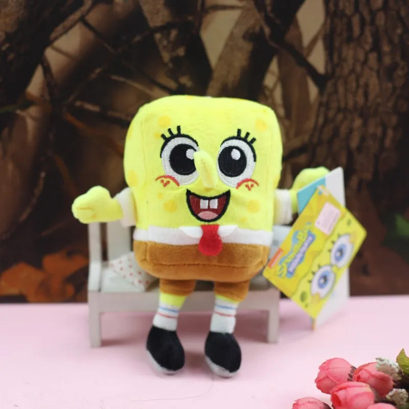 Anime SpongeBob SquarePants Plush Keychain Set - Image 4