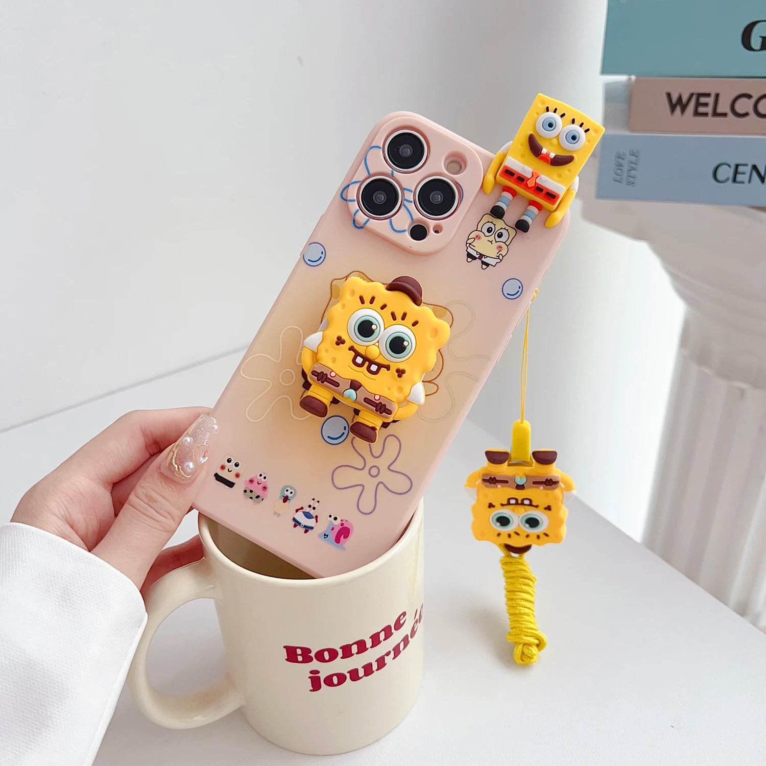 Samsung Galaxy Silicone Soft Case with Holder Rope - Image 7